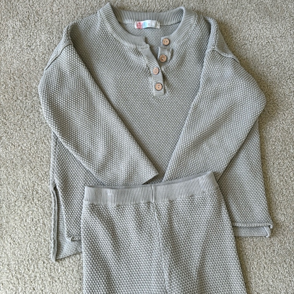 Free people Hailee sweater set